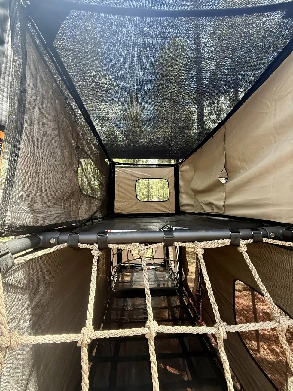 Inside the Vuly play fort loft